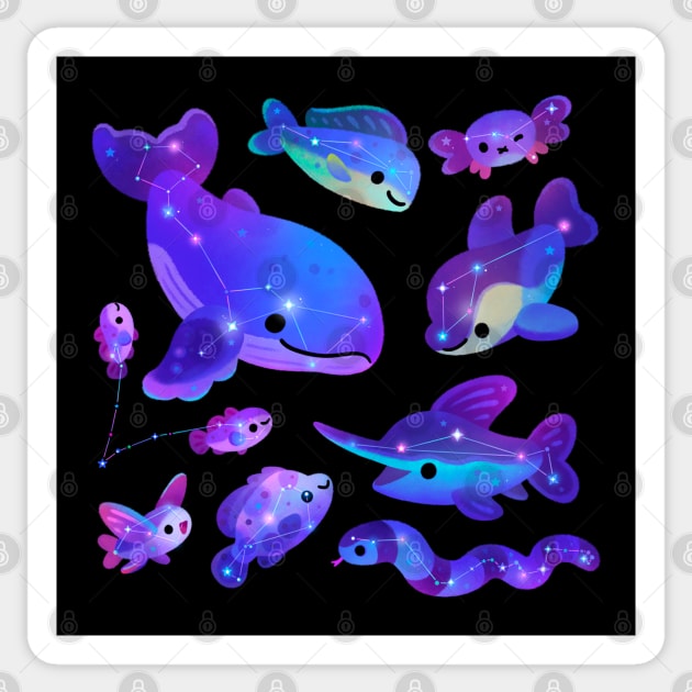 Ocean constellations Sticker by pikaole